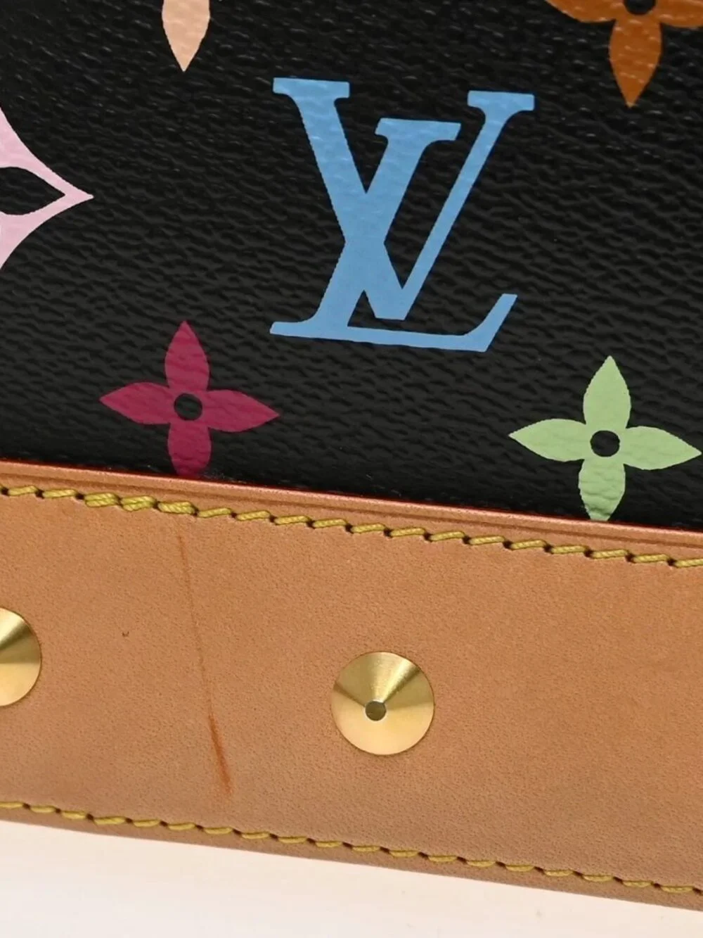 Best07 Louis Vuitton Monogram Multicolor Alma GM Handbag M40442 RC1151 NQ10914